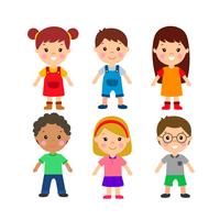 Children Character Collection vector