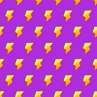 Vector Seamless Electric Energy Style Pattern