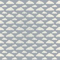 Vector Seamless Grunge Cloud Pattern