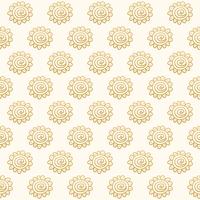 Vector Seamless Hand Drawn Tribal Boho Style Pattern