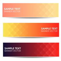 Abstract beautiful banner color gradient background vector