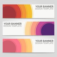 Abstract beautiful banner template background, Vector illustration ,Design for business presentation