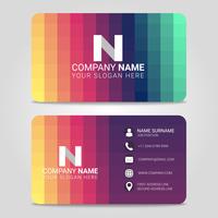 Vector Business Card Modern Design Template