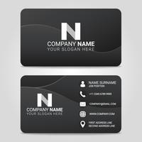 Vector Business Card Modern Design Template