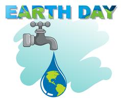 An earth day logo vector