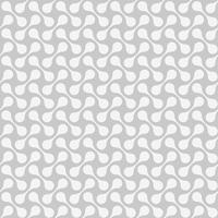 White geometric circular abstract seamless pattern background vector