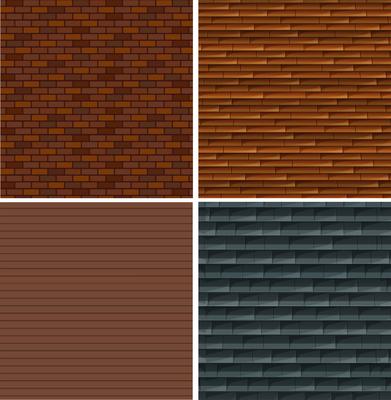 A set of brick wall background