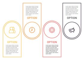 Infographics diagram with 4 steps, options, or processes. Vector business template for presentation. business data visualization.