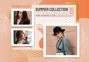 Vector Summer Collection Banner