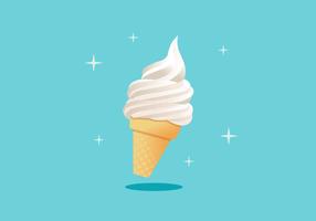 Summer Ice Cream Vector Illustration