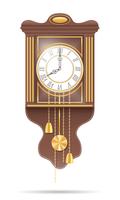 reloj viejo icono retro stock vector ilustración