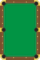 billiards table vector