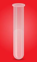 glass test tube vector illustration