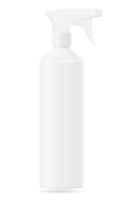 botella de plástico con una ilustración vectorial de spray