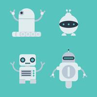 Set Of Robots vector