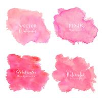 Abstract watercolor background. Watercolor element for card. Vector illustration.