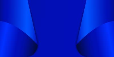 Fondo azul abstracto en estilo indio superior. Diseño de plantillas para portada, presentación de negocios, banner web, invitación de boda y empaques de lujo. Ilustración de vector con borde dorado.
