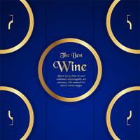 Luxury packaging template in modern style for wine cover, beer box. Vector illustration in premium concept. EPS 10.