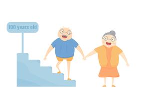 Family activity is smilling on white background. Vector illustra