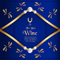 Luxury packaging template in modern style for wine cover, beer box. Vector illustration in premium concept. EPS 10.