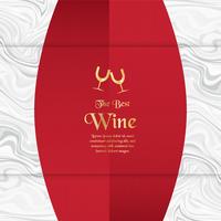 Luxury packaging template in modern style for wine cover, beer box. Vector illustration in premium concept. EPS 10.