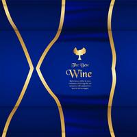 Luxury packaging template in modern style for wine cover, beer box. Vector illustration in premium concept. EPS 10.