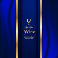 Luxury packaging template in modern style for wine cover, beer box. Vector illustration in premium concept. EPS 10.