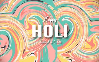 Happy Holi, Festival of Colors. Template element design for template, banner, poster, greeting card. Vector illustration in paper cut, craft, origami type with flat lay style.