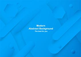 Abstract blue background with copy space for white text. Modern template design for cover, brochure, web banner and magazine. Vector illustration in new trend.