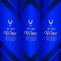 Luxury packaging template in modern style for wine cover, beer box. Vector illustration in premium concept. EPS 10.