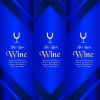 Luxury packaging template in modern style for wine cover, beer box. Vector illustration in premium concept. EPS 10.