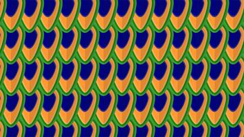 Pattern of vector Illustration with the colors of peacock in India.