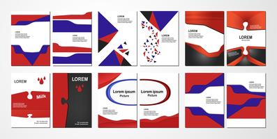 Abstract flyer design with text space for web banner, cover, brochure, book and business presentation. vector