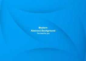 Abstract blue curve background with copy space for white text. Modern template design for cover, brochure, web banner and magazine. vector