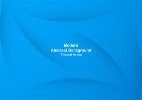 Abstract blue curve background with copy space for white text. Modern template design for cover, brochure, web banner and magazine. vector