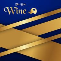 Luxury packaging template in modern style for wine cover, beer box. Vector illustration in premium concept. EPS 10.