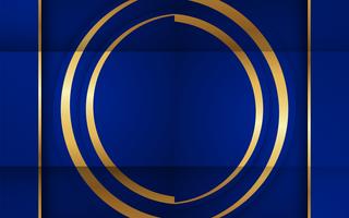 Abstract blue background in premium indian style. Template design for cover, business presentation, web banner, wedding invitation and luxury packaging. Vector illustration with golden border.