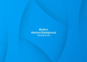 Abstract blue curve background with copy space for white text. Modern template design for cover, brochure, web banner and magazine. vector