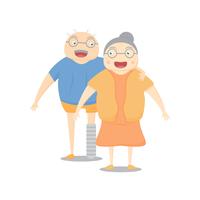 Family activity is smilling on white background. Vector illustration in flat design.