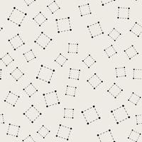Seamless pattern background. Modern abstract and Classical antique concept. Geometric creative design stylish theme. Illustration vector. Black and white color. Rectangle dot connection square shape vector