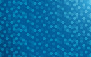 Blue abstract background with hexagon. Technology and texture concept. Blue gradient shade vector