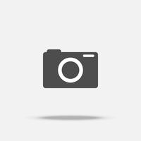 Digital Camera Flat design icon vector