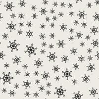 Seamless pattern background. Abstract and Classical concept. Geometric creative design stylish theme. Illustration vector. Black and white color. Snowflake ice for Christmas day vector