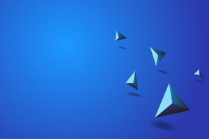 Fondo abstracto prisma azul, ilustración vectorial vector