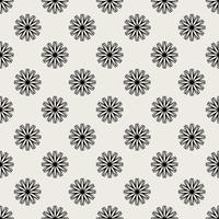 Seamless pattern background. Modern abstract and Classical antique concept. Geometric creative design stylish theme. Illustration vector. Black and white color. Floral and Flower shape vector