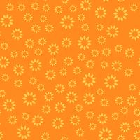 Patrón de fondo sin fisuras Moderno concepto abstracto y clásico antiguo. Tema elegante diseño creativo geométrico. Ilustración vectorial Color naranja y amarillo. Forma floral y flor sol. vector