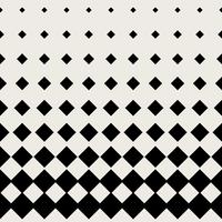 Patrón de fondo sin fisuras Moderno concepto abstracto y clásico antiguo. Tema elegante diseño creativo geométrico. Ilustración vectorial Color blanco y negro. Rectángulo cuadrado forma de medio tono vector