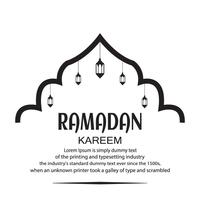 Ilustración Ramadán para tu proyecto. vector