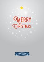 Christmas greeting card vector