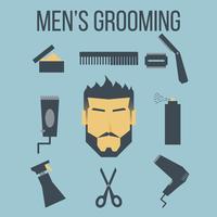 Men's Grooming vector